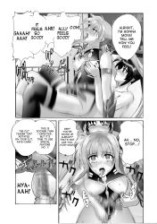 artist_request bottomless breasts comic dildo drool empty_eyes fate_testarossa female_only hard_translated kissing large_breasts magical_girl_lyrical_nanoha monochrome nanoha_takamachi nude reverse_cowgirl sex sex_toy tagme text topless translated yuri rating:Explicit score:4 user:L12@