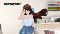 3d 3d_custom_girl brown_hair drool julienx manip text theheckle_(manipper) rating:Questionable score:6 user:theheckle