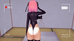 3d ass boots camera female_only femsub hair_ornament high_heels koikatsu! leotard moppukyunu nino_nakano pink_hair rubber saluting short_hair solo standing standing_at_attention tan_lines tan_skin the_quintessential_quintuplets thigh_boots thighhighs rating:Questionable score:2 user:VortexMaster