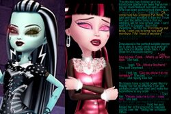 3d corruption draculaura female_only femsub frankie_stein hypnoflako_(manipper) lipstick long_hair manip monster_girl monster_high pink_eyes pink_hair red_eyes tagme text yellow_eyes yuri rating:Questionable score:11 user:HypnoFlako