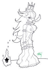 bowser breasts collar corruption crown dress femsub greyscale horns ivanks jewelry koopa large_breasts long_hair magic maledom nintendo open_mouth princess princess_peach sketch super_mario_bros. tail tail_growth topless torn_clothes traditional transformation very_long_hair rating:Explicit score:23 user:Strangelovo