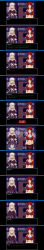 3d absurdres breasts chelsea_(mc_trap_town) custom_maid_3d_2 empty_eyes hypnotized_hypnotist kamen_writer_mc large_breasts long_hair red_hair rina_(mc_trap_town) symbol_in_eyes text trigger white_hair rating:Safe score:9 user:Salinus