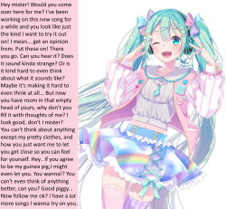  asagao_minoru caption caption_only female_only femdom hypnotic_audio hypnotic_music looking_at_viewer manip miku_hatsune omgwowsospoopy_(manipper) pov pov_sub text vocaloid  rating:questionable score: user:omgwowsospoopy