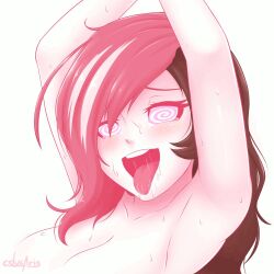 ahegao animated animated_eyes_only animated_gif arms_above_head blush breasts cslucaris drool female_only femsub happy_trance large_breasts manip multicolored_hair neopolitan open_mouth rwby simple_background sleepyowl_(manipper) solo spiral_eyes sweat symbol_in_eyes tears tongue tongue_out topless very_long_hair white_background rating:Questionable score:80 user:SleepyOwl