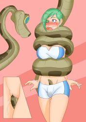bestiality blush breasts cleavage coils crotch_rub cum cum_in_mouth disney double_fellatio double_penis eureka eureka_seven fellatio femsub green_hair hair_clips hypnotic_eyes kaa kaa_eyes large_breasts oo_sebastian_oo penis pussy pussy_juice short_hair snake standing tail_sex the_jungle_book vaginal rating:Explicit score:87 user:RCTDELTA20