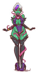 anal black_hair brain_injection breasts corruption dsan eye_roll femdom femsub gloves green_skin high_heels hypnotic_tentacle large_breasts leotard lilim_(fedefyr) living_costume long_hair monster_girl multicolored_hair opera_gloves orc_(warcraft) orc_girl parasite sex short_hair standing standing_at_attention tentacles thighhighs tusks vem warcraft world_of_warcraft rating:Explicit score:70 user:Mesmer