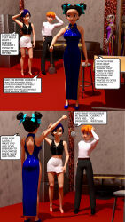 ass bent_over blonde_hair bodysuit breasts brown_hair cat_ears catsuit china_dress comic dress dress_shirt femdom femsub hypno-tato hypnotized_hypnotist keiko_yubari_(hypnovideo) legs lingerie malesub original pendulum pocket_watch pussy sex skinsuit spiral spiral_eyes spread_legs standing standing_at_attention symbol_in_eyes tagme text tight_clothing rating:Explicit score:3 user:Hypno-tato