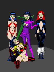 beam black_hair breasts cameltoe cleavage cleavage_cutout clothed_exposure crossover dc_comics demon_girl dynamite_entertainment erect_nipples evil_smile eye_beams female_only femdom femsub glowing glowing_eyes hypnotic_eyes kneeling long_hair luxura marvel_comics medulla mike184 monster_girl open_mouth red_hair resisting satana_hellstrom sling_bikini smile standing standing_at_attention succubus super_hero vampire vampirella very_long_hair whitewash_eyes rating:Questionable score:14 user:Grim
