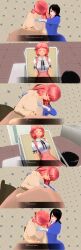 3d black_hair custom_maid_3d_2 femsub lolislove mother_and_daughter pink_hair red_eyes sitting rating:Safe score:6 user:tuyubxdxd