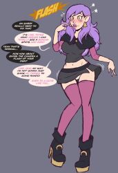 amity_blight before_and_after bimbofication brain_drain breast_expansion breasts camera comic elf_ears female_only femsub large_hips lipstick long_hair purple_hair text the_owl_house transformation wrenzephyr2 yellow_eyes rating:Explicit score:153 user:a_anon264252