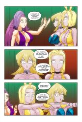 alexis_rhodes android_18 arm_bands bare_shoulders blonde_hair bunnysuit choker cleavage collar comic dragon_ball dragon_ball_z equestria_girls femsub fingerless_gloves harem_outfit jewelry large_breasts long_hair my_little_pony necklace open_mouth purple_hair rarity short_hair shrunken_irises symbol_in_eyes text wadevezecha yu-gi-oh! yu-gi-oh!_gx zombie_walk rating:Explicit score:70 user:daveyboysmith9