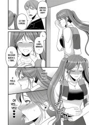 bottomless breasts camera comic dialogue drool empty_eyes femdom femsub greyscale hard_translated kazuha kissing large_breasts long_hair marialite masturbation monochrome nude panties possession skinsuit tagme text topless translated twintails underwear undressing rating:Explicit score:23 user:L12@