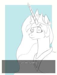 animals_only bitshift femsub horse long_hair looking_at_viewer my_little_pony pov pov_dom princess princess_celestia surprised text trigger western rating:Safe score:12 user:Bitshift