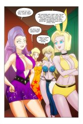 alexis_rhodes android_18 arm_bands blonde_hair blue_eyes breasts brown_eyes bunnysuit choker cleavage collar comic dragon_ball dragon_ball_z dress earrings embarrassed equestria_girls erasa femsub happy_trance harem_outfit huge_breasts jewelry large_breasts long_hair my_little_pony necklace purple_hair rarity short_hair shorts skirt smile symbol_in_eyes text wadevezecha yu-gi-oh! yu-gi-oh!_gx rating:Explicit score:43 user:daveyboysmith9