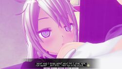 3d absurdres breast_grab breast_sucking breasts bunny_ears bunny_girl custom_maid_3d_2 hard_translated knight smile spiral_eyes swallow774 white_hair rating:Explicit score:7 user:Amazingbrahjr