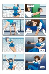 absurdres akane_tendo cheerleader comic female_only femsub mariko_konjo nabiki_tendo ranma_1/2 text wadevezecha rating:Questionable score:47 user:Lumitiel