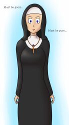 changer female_only femsub hypnotic_accessory nun original purification text rating:questionable score: user:changer