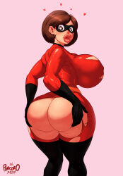  ass bimbofication breasts elastigirl female_only femsub heart_eyes helen_parr huge_breasts large_ass large_breasts milf porcoro symbol_in_eyes the_incredibles  rating:explicit score: user:a_anon264252