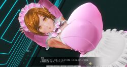 3d apron breasts brown_eyes brown_hair custom_maid_3d_2 empty_eyes expressionless femsub huge_breasts kamen_writer_mc maid maid_headdress rika_(made_to_order) tagme text translated xenon3131_mc rating:Questionable score:4 user:L12@