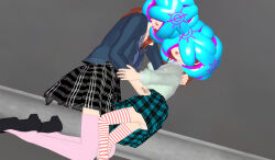 3d 3d_custom_girl femsub happy_trance multiple_girls orange_hair original parasite skirt thighhighs rating:Questionable score:11 user:Sleepyhead97