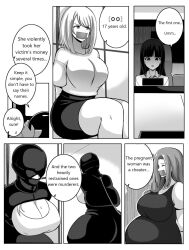 breasts hard_translated large_breasts monochrome pregnant rebake school_uniform tagme text translated rating:Explicit score:14 user:L12@