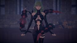  3d alternate_costume breasts byleth_eisner corruption enemy_conversion exaltedbrand female_only fire_emblem fire_emblem_three_houses kronya_outfit mmd nintendo solo  rating:questionable score: user:exaltedbrand