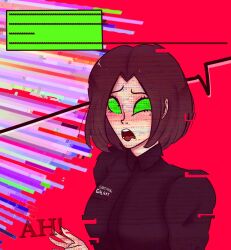 brown_hair female_only femsub green_eyes loskos sam_(samsung) samsung short_hair tech_control text tongue tongue_out unhappy_trance rating:Safe score:57 user:OrangeJuicestice