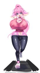 audino barcode bimbofication bimbovaporeon blue_eyes brain_drain breasts cameltoe choker cleavage clothed erect_nipples_under_clothes exercise female_only femsub forced_employee furry gym gym_uniform hourglass_figure huge_breasts large_hips large_lips midriff nintendo open_mouth pink_hair pink_skin pokemon ponytail shirt short_hair simple_background smile sneakers solo standing tattoo tech_control transgender white_background yoga_pants rating:Questionable score:29 user:OldLurker
