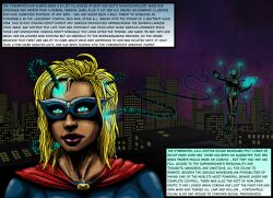  blonde_hair brain_injection comic corruption dazed empty_eyes expressionless female_only femdom femsub glowing glowing_eyes open_mouth original super_hero tech_control tentacles text volyova western  rating:questionable score: user:volyova