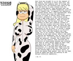 absurdres blonde_hair bodysuit breasts cow_girl cow_print dress female_only femsub happy_trance headphones horns hucow hypnotic_accessory hypnotic_audio large_breasts latex leni_loud long_hair looking_at_viewer loud_house nickelodeon smile solo subliminal tech_control temperancedraws text western rating:Questionable score:13 user:Temperance