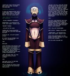 avatar_the_last_airbender barefoot collar dialogue enemy_conversion feet female_only femsub mask nickelodeon solo standing standing_at_attention text the_dai_li toph western rating:Safe score:49 user:TDL