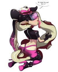 black_hair callie_(splatoon) cameltoe crotch_rub earrings elf_ears female_only femsub happy_trance hypnoshades hypnotic_accessory inkling jewelry kneeling long_hair long_tongue nintendo polyle splatoon splatoon_2 studded_collar sunglasses tattoo tech_control tentacles text tongue tongue_out twintails rating:Explicit score:65 user:TheGoodShank