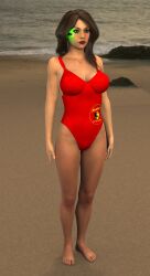 3d absurdres barefoot baywatch beach blue_eyes brown_hair earpiece expressionless feet female_only femsub long_hair member9 one-piece_swimsuit outdoors solo standing standing_at_attention swimsuit tech_control rating:Questionable score:28 user:Sleepyhead97