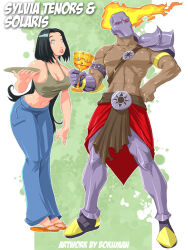 black_hair bokuman breasts expressionless feet femsub large_breasts long_hair maledom original sandals solaris_(zombifier) spiral_eyes symbol_in_eyes text western rating:Questionable score:56 user:hypno