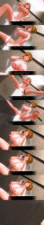 3d absurdres bottomless breasts comic custom_maid_3d_2 drool empty_eyes erect_nipples femsub hard_translated kamen_writer_mc large_breasts masturbation nipples nude orgasm rika_(made_to_order) sex_toy tech_control text topless translated rating:Explicit score:17 user:Salinus