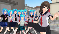 3d 3d_custom_girl blue_eyes blue_hair breasts brown_hair femsub large_breasts multiple_girls original parasite resisting school_uniform symbol_in_eyes tears zombie_walk rating:Questionable score:11 user:Sleepyhead97