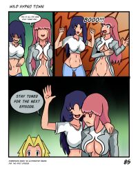 all_fours bottomless breasts comic dog_pose femsub idpet lei_(idpet) nude open_mouth original red_eyes red_hair sara_(idpet) text topless rating:Questionable score:3 user:IDPet