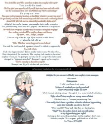 asanagi bell_collar cat_lingerie cleavage_cutout djeeta_(granblue_fantasy) failed_hypnosis femdom frombeyond_(manipper) granblue_fantasy hamakaze_(kantai_collection) humor kantai_collection looking_at_viewer manip pov shiki_(psychedelic_g2) text rating:Questionable score:173 user:FromBeyond