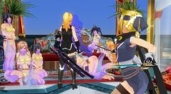 3d arm_bands ass barefoot black_hair blonde_hair breasts collar custom_maid_3d_2 femsub food gloves happy_trance harem_outfit headband hypnotic_accessory inikanata kneeling long_hair maledom multiple_girls multiple_subs orange_hair pink_eyes ponytail short_hair silver_hair skirt smile standing_at_attention sword thighhighs twintails veil weapon rating:Questionable score:2 user:Professor_D