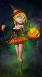 14-bis absurdres astrid_hofferson blonde_hair dreamworks female_only femsub halloween happy_trance hat how_to_train_your_dragon hypnotic_accessory jack_o'_lantern long_hair ponytail pumpkin spiral_eyes story symbol_in_eyes witch witch_hat rating:Questionable score:162 user:daveyboysmith9