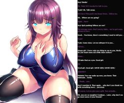 breasts caption femsub glowing glowing_eyes good_sub_conditioning happy_trance huge_breasts icontrol_(manipper) joking101_(writer) kneeling long_hair looking_at_viewer maledom manip one-piece_swimsuit original purple_hair school_swimsuit smile swimsuit text thighhighs tsukumiya_amane wet rating:Questionable score:101 user:Icontrol