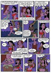 bicooo6 cat_girl cat_tail coils comic female_only femdom femsub kaa_eyes naga_girl original ring_eyes snake_girl speech_bubble tail text yuri rating:Questionable score:64 user:necroglacial