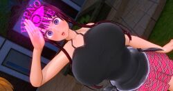 3d custom_maid_3d_2 female_only femsub kamen_writer_mc mayumi_kosugi_(made_to_order) night outdoors standing standing_at_attention xenon3131_mc rating:Explicit score:12 user:JustChilling