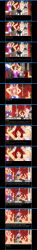 3d absurdres bottomless breasts brown_hair bunny_ears bunnysuit chelsea_(mc_trap_town) custom_maid_3d_2 empty_eyes happy_trance hypnotia_(mc_trap_town) kamen_writer_mc large_breasts long_hair nude pink_hair pubic_hair red_hair rina_(mc_trap_town) symbol_in_eyes text topless undressing white_hair rating:Explicit score:12 user:Salinus
