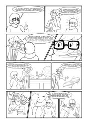 comic dialogue femsub freckles glasses greyscale maledom mr._hubley pendulum pocket_watch positronicbrain scooby-doo_(series)  sketch spiral text velma_dinkley western rating:Questionable score:33 user:Grim
