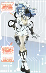  femsub skullgirls standing tech_control text valentine_(skullgirls) zorro-zero  rating:safe score: user:zorro