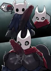 absurdres breasts cum femsub hollow_knight_(series) hornet_(hollow_knight) horu_111 knight_(hollow_knight) large_ass large_breasts large_penis maledom paizuri penis possession size_difference spiral_eyes symbol_in_eyes rating:Explicit score:87 user:Starmancy42