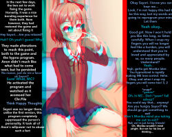 act anaglyph blue_eyes blush bow breasts caption chromatic_aberration doki_doki_literature_club female_only femsub flat_chest happy_trance looking_at_viewer male_pov maledom manip pink_hair pov pov_dom sayori_(doki_doki_literature_club) school_uniform short_hair skirt small_breasts smile tech_control text theoneincontrol_(manipper) rating:Safe score:36 user:TheOneInControl