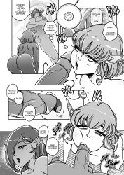 comic drool efalabrino elf elf_ears fellatio femsub futadom futanari greyscale iris_(efala) kneeling mimosa_(efala) oral pendulum penis penis_pendulum text rating:Explicit score:77 user:sk00