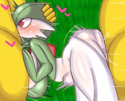  blush breasts femsub gardevoir heart heart_eyes hypno nintendo pencil3693 pokemon pokemon_(creature) pokephilia symbol_in_eyes  rating:questionable score: user:mattlau04